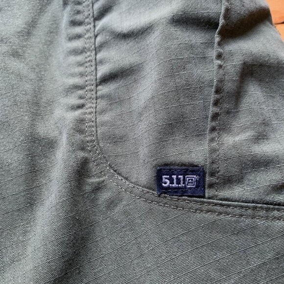 5.11 Tactical Men’s Cargo Pants 34x30 Ripstop Ranger Green – Reinforced Knees - Picture 11 of 11